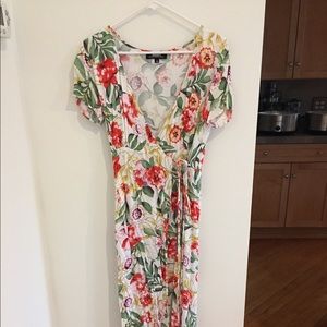 Lulu's floral maxi dress
